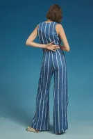 Faithfull La Plage De Mau Striped Wide-Leg Pants