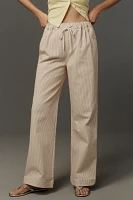 Steve Madden Minorca Drawstring Wide-Leg Pull-On Pants