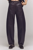 AGOLDE Luna Pieced Leather Barrel Pants