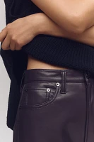 AGOLDE Luna Pieced Leather Barrel Pants