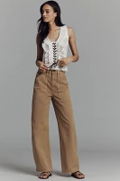 Citizens of Humanity Ayla Cargo High-Rise Wide-Leg Pants