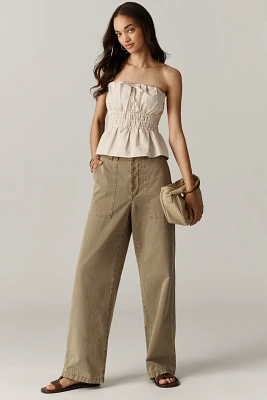 AGOLDE Yuna High-Rise Wide-Leg Utility Pants