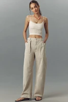 AGOLDE Sefton Cotton Curved-Leg Pants