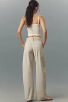 AGOLDE Sefton Cotton Curved-Leg Pants