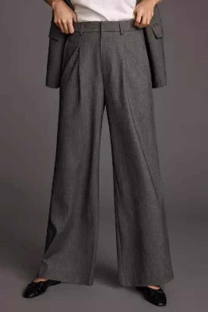 Greylin Herringbone Trousers