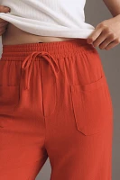 Greylin Gloria Pull-On Linen Pants