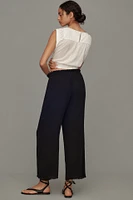 Cloth & Stone Smocked Crop Wide-Leg Pants