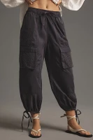 Pilcro Eyelet Patch Parachute Pants