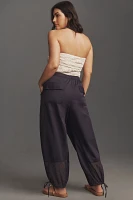 Pilcro Eyelet Patch Parachute Pants