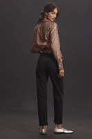 The Wanderer Mid-Rise Relaxed-Leg Pants by Pilcro