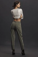 The Wanderer Mid-Rise Relaxed-Leg Pants by Pilcro