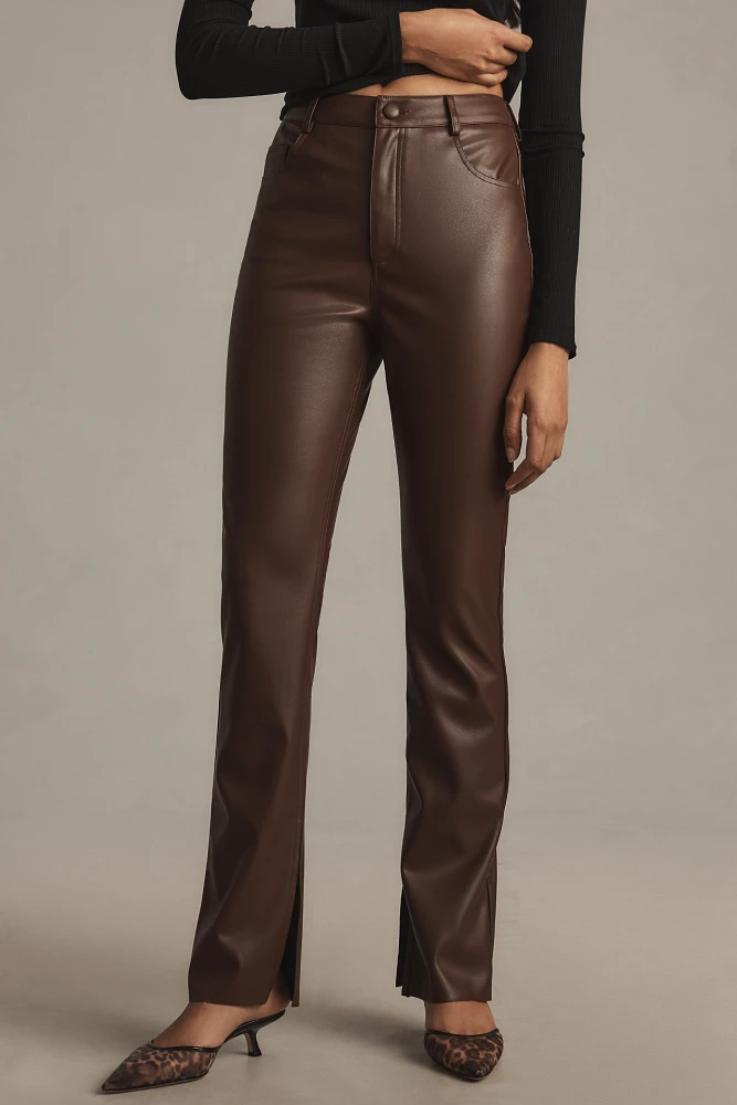 4SI3NNA Zeida Faux-Leather Pants