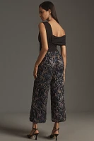 Let Me Be Jackie Jacquard Cropped Pants