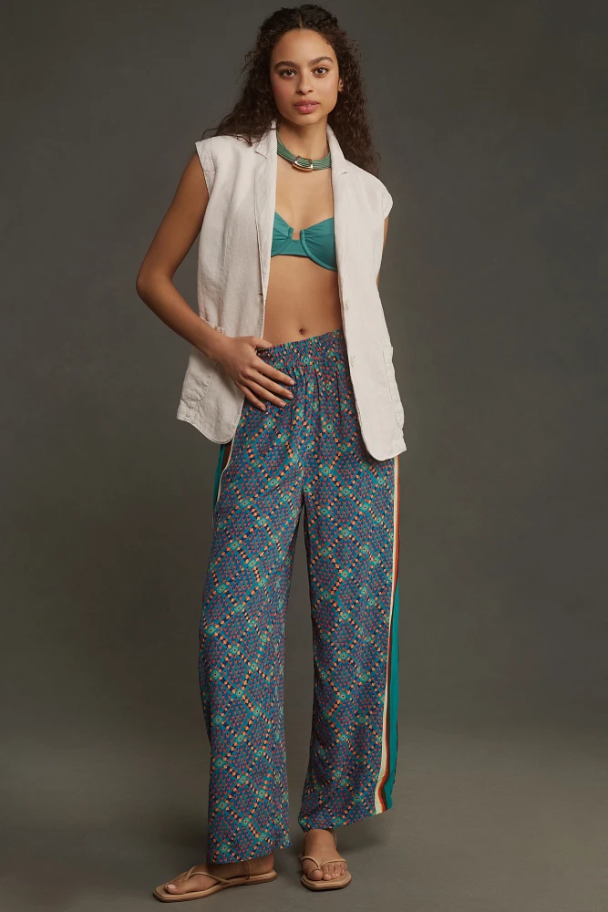 Bl-nk Galexia Pull-On Wide-Leg Pants