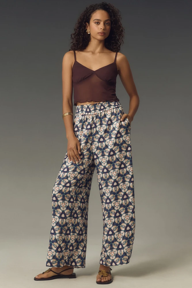 By Anthropologie Wide-Leg Pull-On Pants