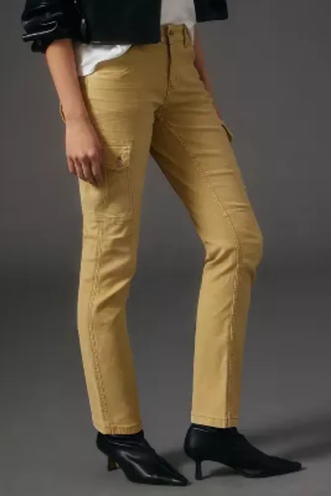 Pilcro Low-Rise Slim Cargo Pants