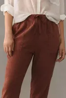 Pilcro Linen Drawstring Pants