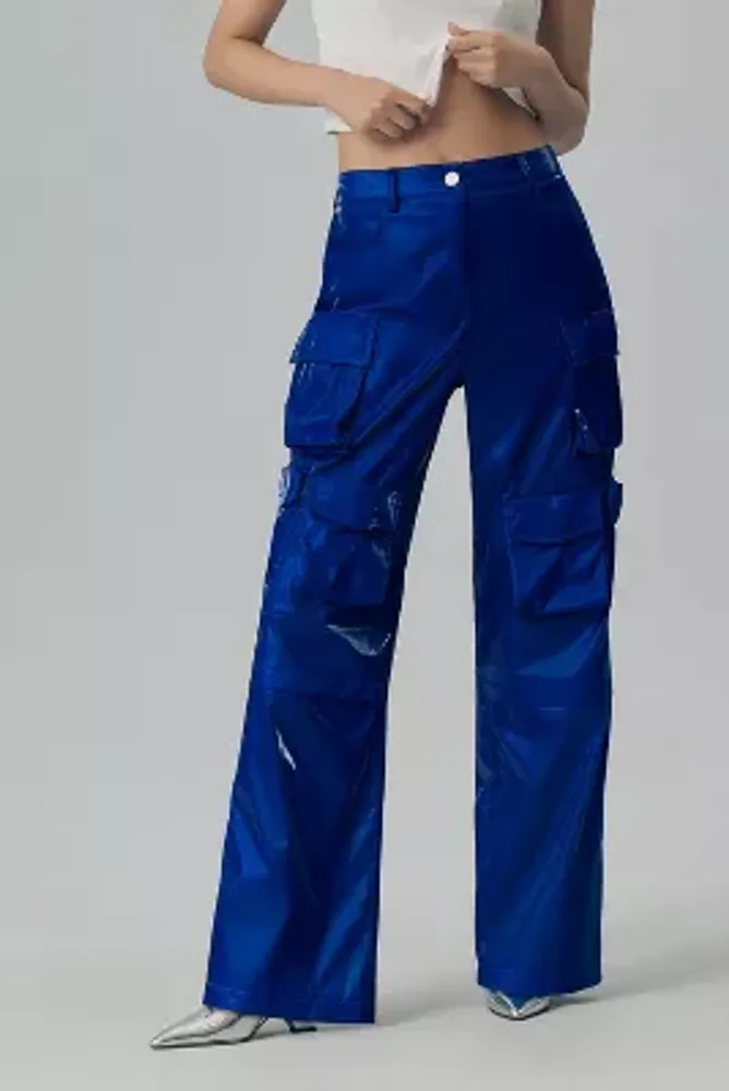 Avec Les Filles Wide-Leg Cargo Pants