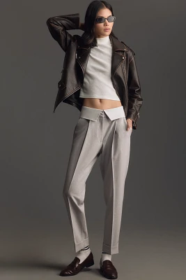 Scotch & Soda Lily High-Rise Flipped Waist Trousers