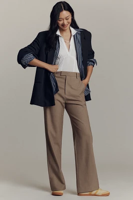 ASTR The Label Brooks Pleated Tailored Straight-Leg Pants