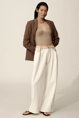 Moon River Two-Tone Pants