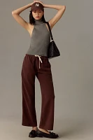 Self Contrast Drawstring Pants