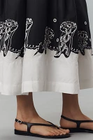 Maeve Jellyfish Printed Skirty Culotte Pants