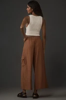 By Anthropologie Wide-Leg Bungee Pants