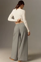 Maeve Tie-Waist Wide-Leg Pants