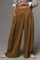 Pilcro Pleated Balloon Trousers