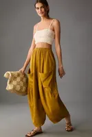 Pilcro Wide-Leg Barrel Pants