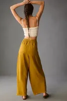 Pilcro Wide-Leg Barrel Pants