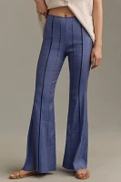 By Anthropologie Striped Flare Pants