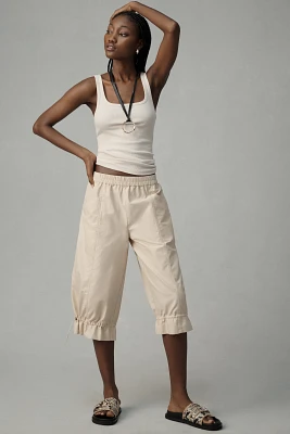 Maeve Cropped Parachute Pants