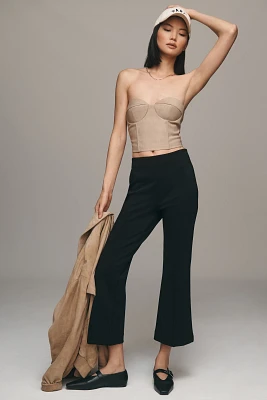 The Margot Kick-Flare Cropped Pants by Maeve: Solid Color Edition