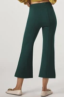 The Margot Kick-Flare Cropped Pants by Maeve: Textured Edition