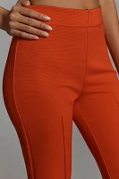 The Margot Kick-Flare Cropped Pants by Maeve: Textured Edition
