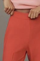 The Margot Kick-Flare Cropped Pants by Maeve: Textured Edition