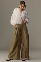 By Anthropologie Wide-Leg Parachute Pants