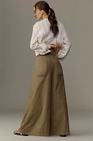 By Anthropologie Wide-Leg Parachute Pants