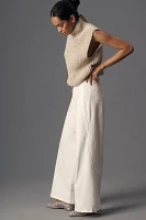 Maeve Scallop Wide-Leg Pants