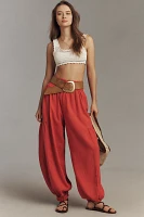 Pilcro Relaxed Linen Blend Pull-On Pants
