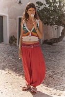 Pilcro Relaxed Linen Blend Pull-On Pants