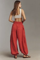 Pilcro Relaxed Linen Blend Pull-On Pants