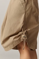 By Anthropologie Ruched Poplin Gaucho Pants