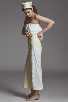 The Colette Cropped Wide-Leg Pants by Maeve: Embroidered Magic Fabric Edition