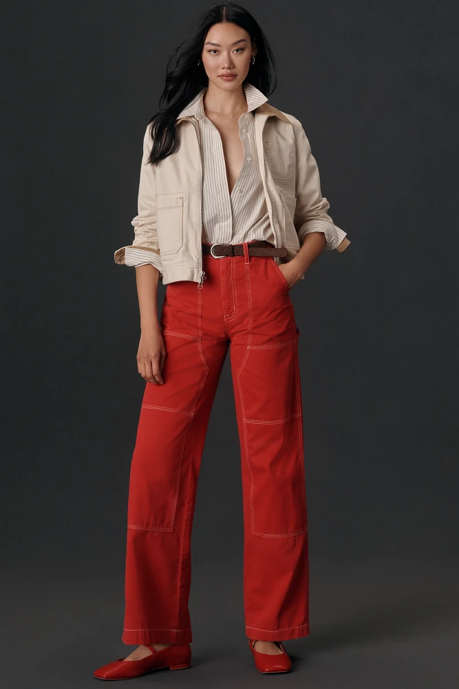 Pistola Grady High-Rise Wide-Leg Pants