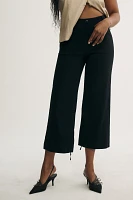 The Colette Cropped Wide-Leg Pants by Maeve