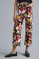 The Colette Cropped Wide-Leg Pants by Maeve