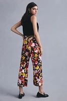 The Colette Cropped Wide-Leg Pants by Maeve